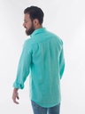 Camisa 100% Puro Lino Verde Tifany