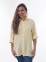 Camisa 100% Puro Lino Amarillo