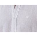 [-BL 2XS] Camisa 100% Puro Lino Blanca (2XS)
