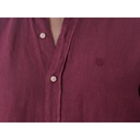 [-BU 2XS] Camisa 100% Puro Lino Burdeos (2XS)