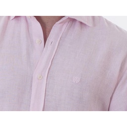 Camisa 100% Puro Lino Rosa